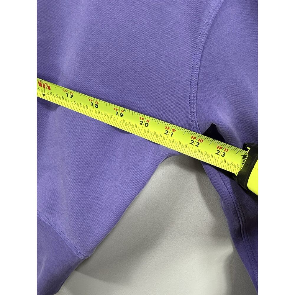 Lululemon Perfectly Oversized Cropped Crew Softstreme Charged Indigo Sz 2 241 - Picture 7 of 10